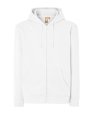 Hooded Sweater JHK Unisex Full Zip Fuji Wit